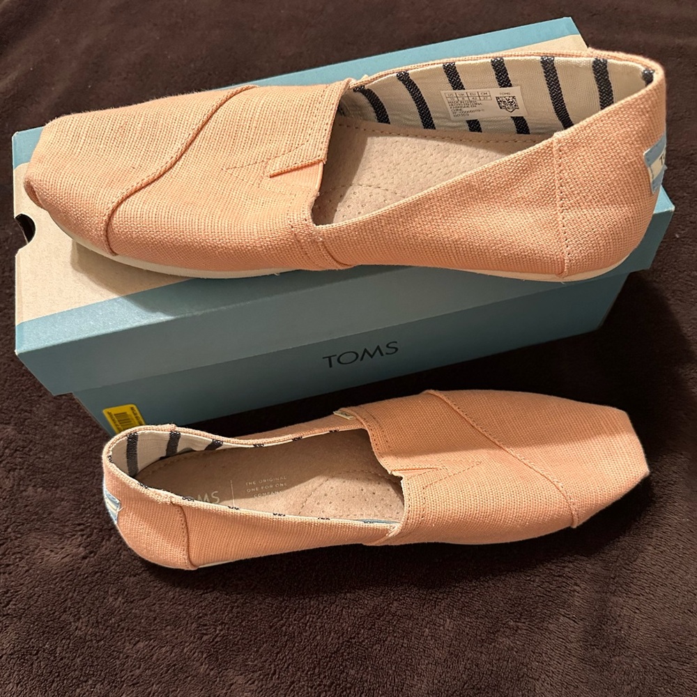 TOMS Women's Morning Dove Canvas Flats